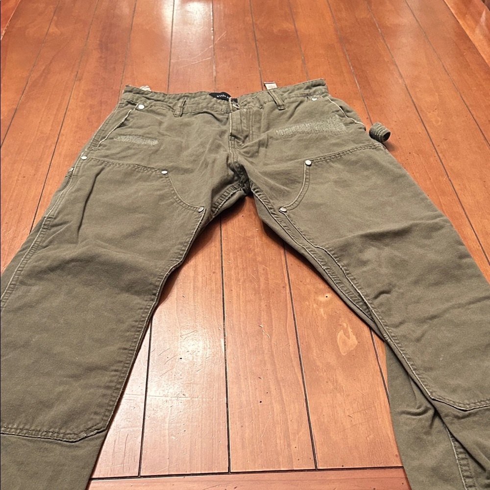 JADE Men’s Khaki Cargo Pants Size Small 29x27.5 Utility Workwear
